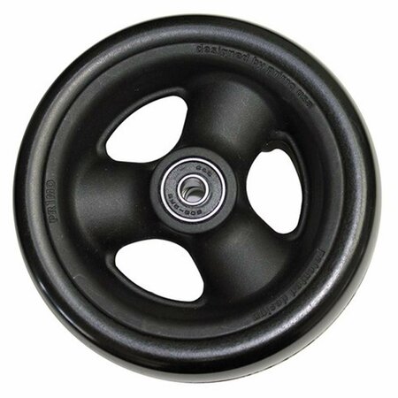 NEW SOLUTIONS 5 x 1.5 in. Hollow3 Spoke Composite Caster Wheel with 0.32 in. Bearings Wheelchair NE382279